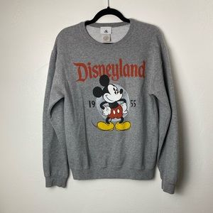 Disneyland Parks Mickey Mouse 1955 Gray Oversized Sweatshirt women’s Small
